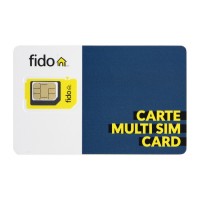 3 in 1 Multi Size Sim Card for Fido Mobile
